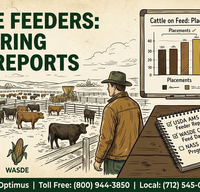 Cattle feeder market reports: routine table showing what to watch and what to do for feeding margins