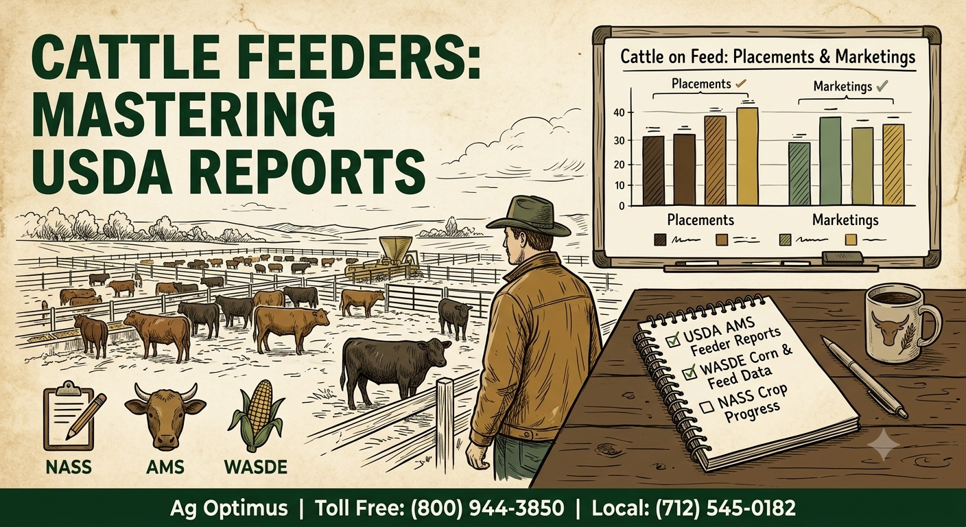 Cattle feeder market reports: routine table showing what to watch and what to do for feeding margins
