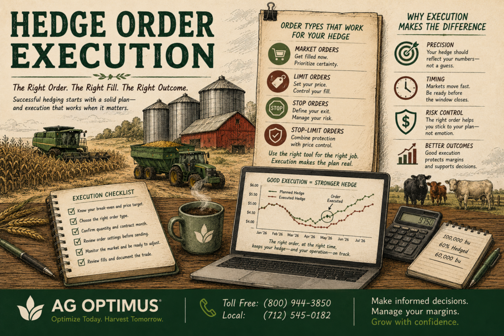 Hedge order execution: sell orders queued at one price showing why a limit order may not fill