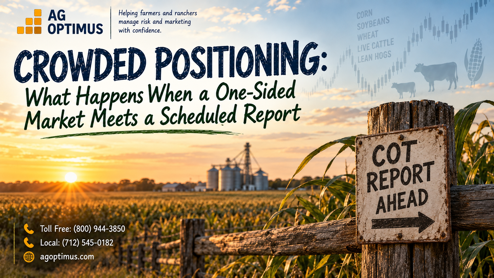 Crowded Positioning: What Happens When a One-Sided Market Meets a Scheduled Report